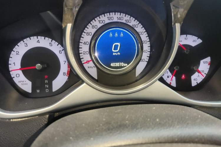 Used Cadillac SRX 2012 3.0L Elite Edition Odometer Close Up