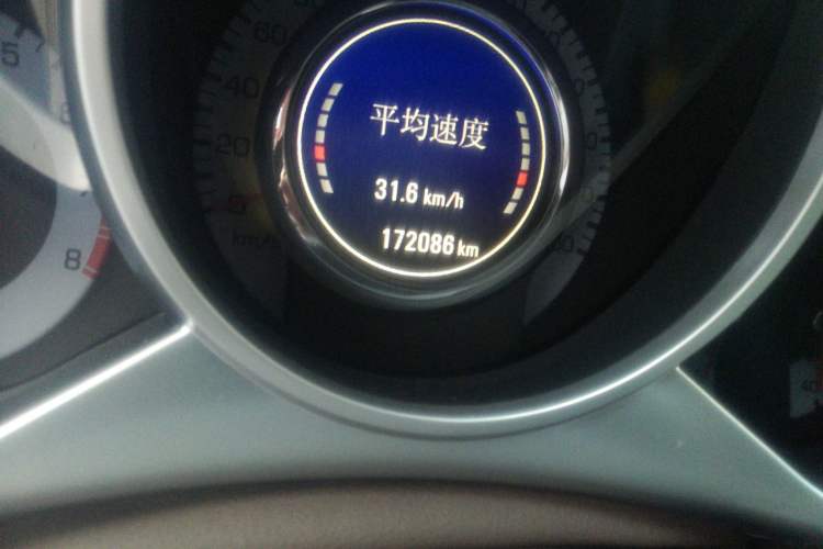 Used Cadillac SRX 2012 3.0L Leading Model Odometer Close Up