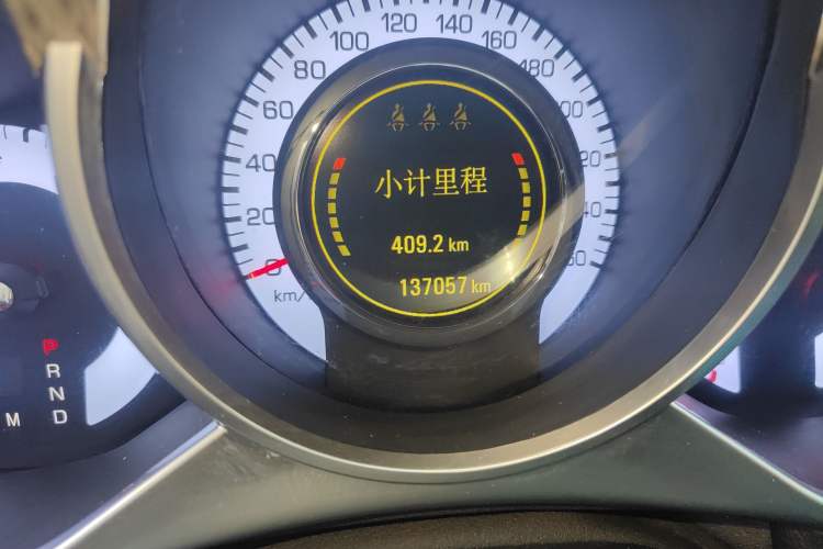 Used Cadillac SRX 2012 3.0L Flagship Version Odometer Close Up