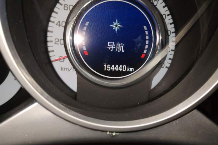 Used Cadillac SRX 2012 3.0L Leading Model Odometer Close Up