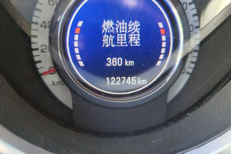 Used Cadillac SRX 2012 3.0L Elite Edition Odometer Close Up