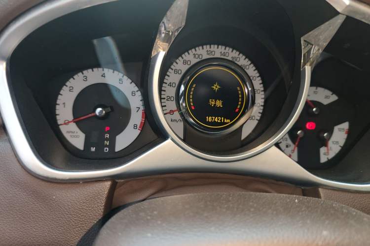 Used Cadillac SRX 2012 3.0L Leading Model Odometer Close Up