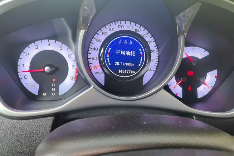 Used Cadillac SRX 2012 3.0L Elite Edition Odometer Close Up