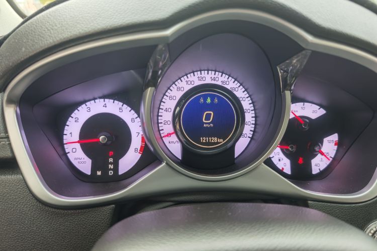 Used Cadillac SRX 2012 3.0L Comfort Model Odometer Close Up