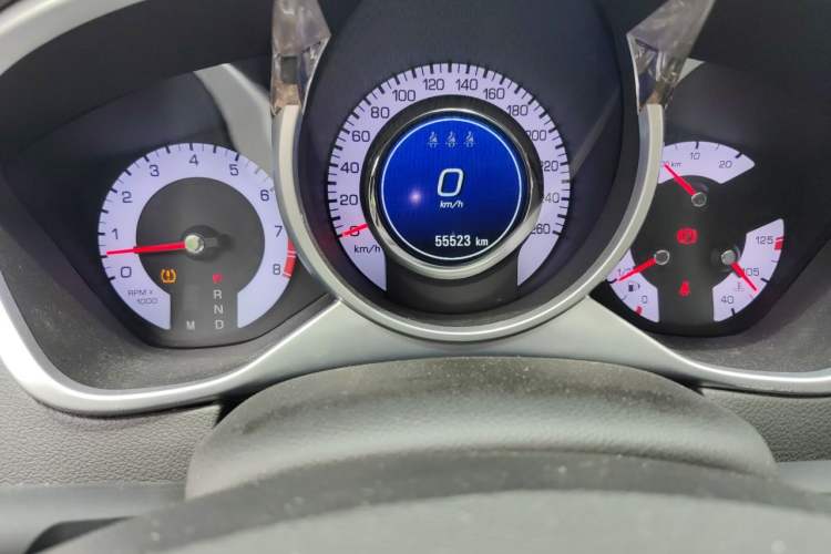 Used Cadillac SRX 2012 3.0L Elite Edition Odometer Close Up