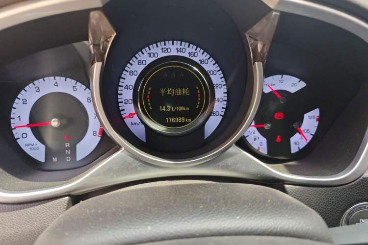 Used Cadillac SRX 2012 3.0L Luxury Model Odometer Close Up