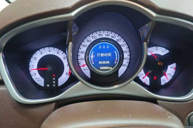 Used Cadillac SRX 2012 3.0L Leading Model Odometer Close Up
