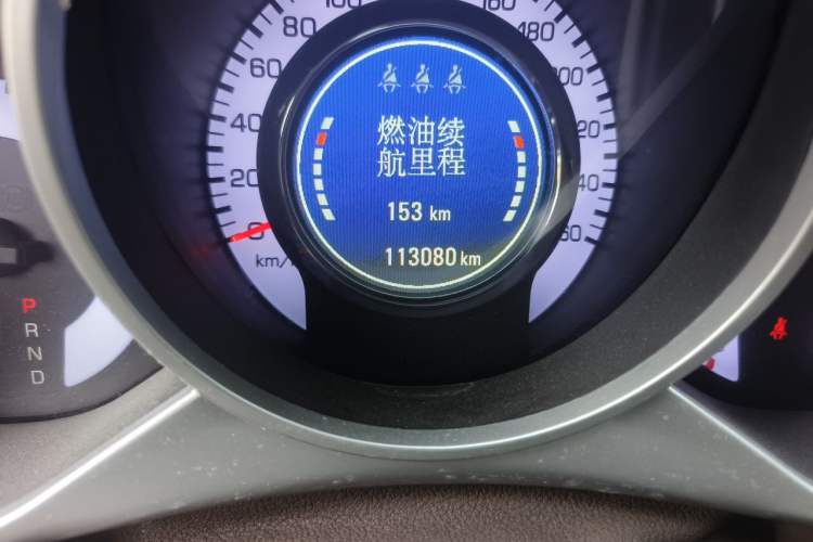 Used Cadillac SRX 2012 3.0L Elite Edition Odometer Close Up