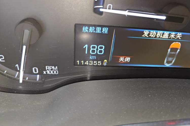 Used Cadillac SRX 2012 3.0L Comfort Model Odometer Close Up