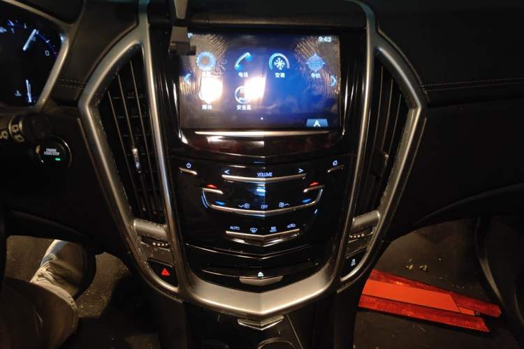 Used Cadillac SRX 2012 3.0L Comfort Model Audio And AC Panel