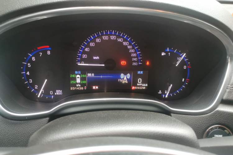 Used Cadillac SRX 2013 3.0L Elite Model Instrument Cluster