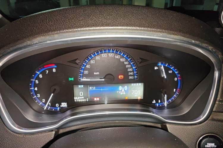 Used Cadillac SRX 2013 3.0L Elite Model Instrument Cluster