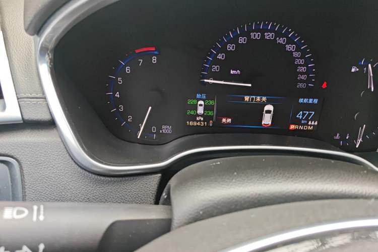 Used Cadillac SRX 2013 3.0L Leading Model Odometer Close Up