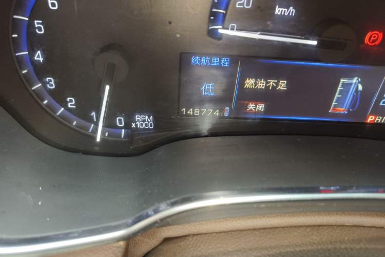 Used Cadillac SRX 2013 3.0L Leading Model Odometer Close Up