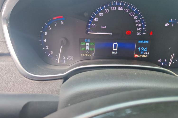 Used Cadillac SRX 2013 3.0L Luxury Model Odometer Close Up