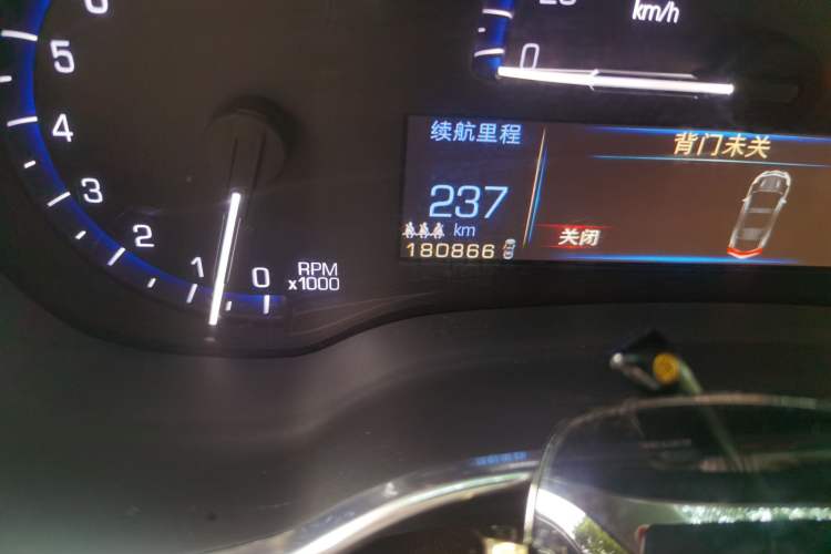 Used Cadillac SRX 2013 3.0L Leading Model Odometer Close Up