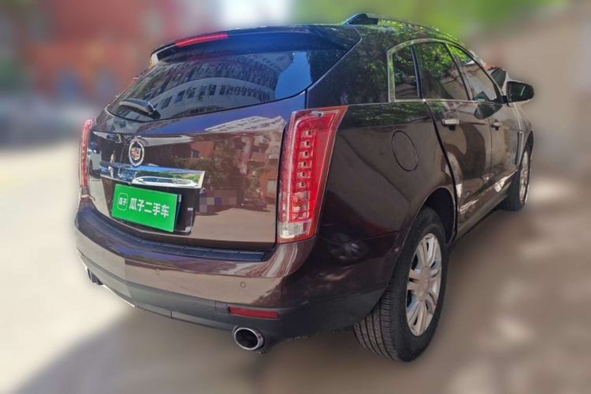 Used Cadillac SRX 2013 3.0L Elite Model Rear Right 45 Deg
