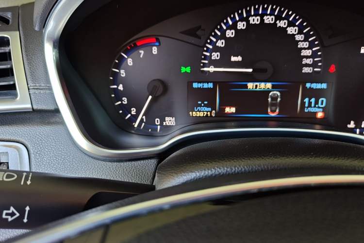 Used Cadillac SRX 2013 3.0L Leading Model Odometer Close Up