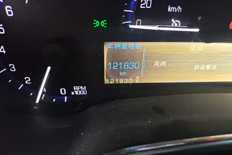 Used Cadillac SRX 2013 3.0L Leading Model Odometer Close Up