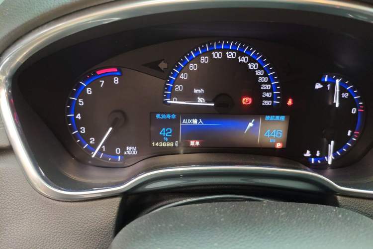 Used Cadillac SRX 2013 3.0L Leading Model Odometer Close Up