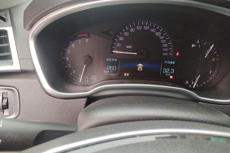 Used Cadillac SRX 2013 3.0L Comfort Model Odometer Close Up