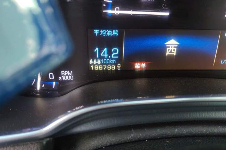 Used Cadillac SRX 2013 3.0L Leading Model Odometer Close Up