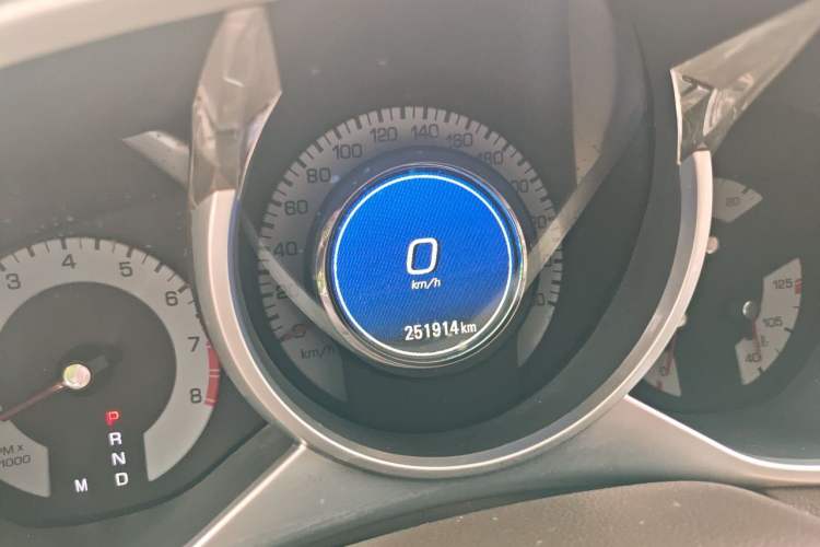 Used Cadillac SRX 2013 3.0L Flagship Model Odometer Close Up