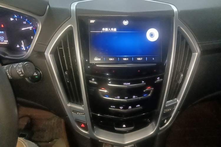 Used Cadillac SRX 2013 3.0L Comfort Model Audio And AC Panel