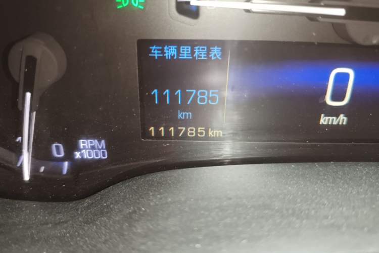 Used Cadillac SRX 2013 3.0L Comfort Model Odometer Close Up