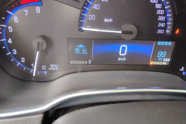 Used Cadillac SRX 2013 3.0L Leading Model Odometer Close Up
