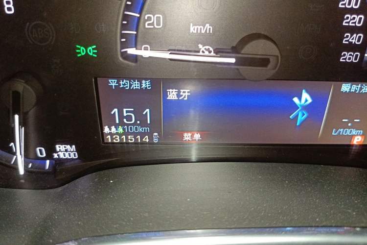 Used Cadillac SRX 2013 3.0L Leading Model Odometer Close Up