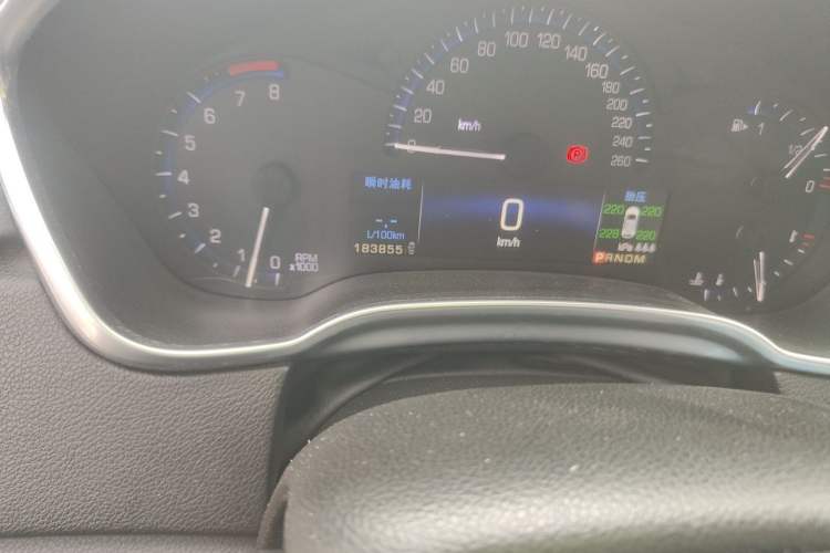 Used Cadillac SRX 2013 3.0L Luxury Model Odometer Close Up