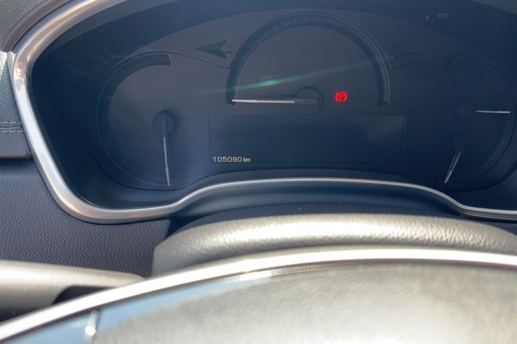 Used Cadillac SRX 2013 3.0L Elite Model Odometer Close Up