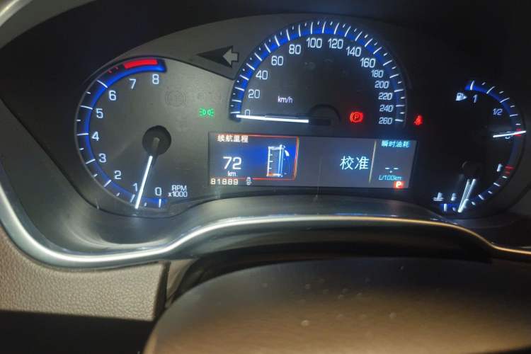 Used Cadillac SRX 2013 3.0L Leading Model Odometer Close Up