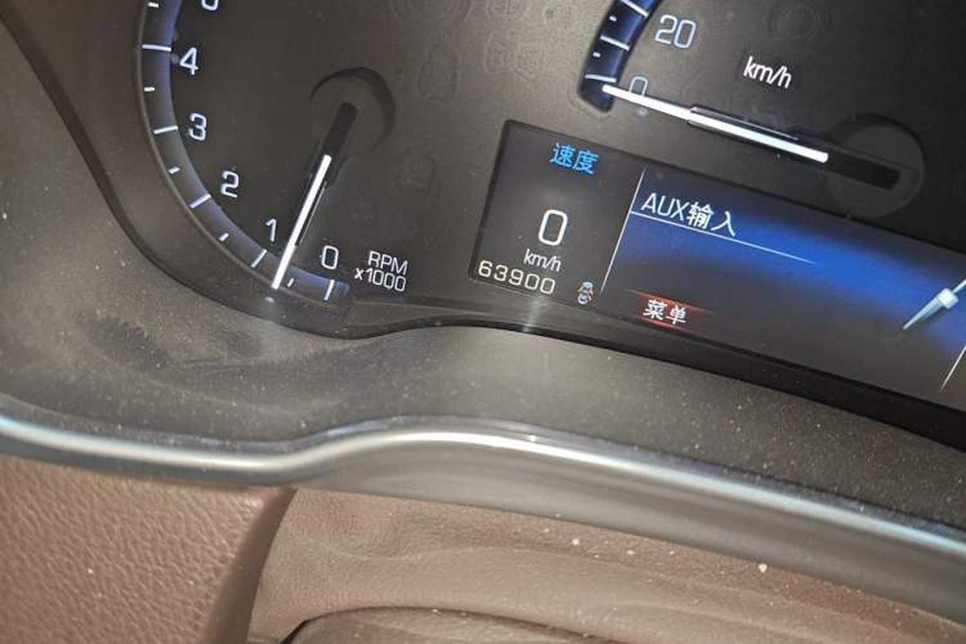 Used Cadillac SRX 2013 3.0L Leading Model Odometer Close Up