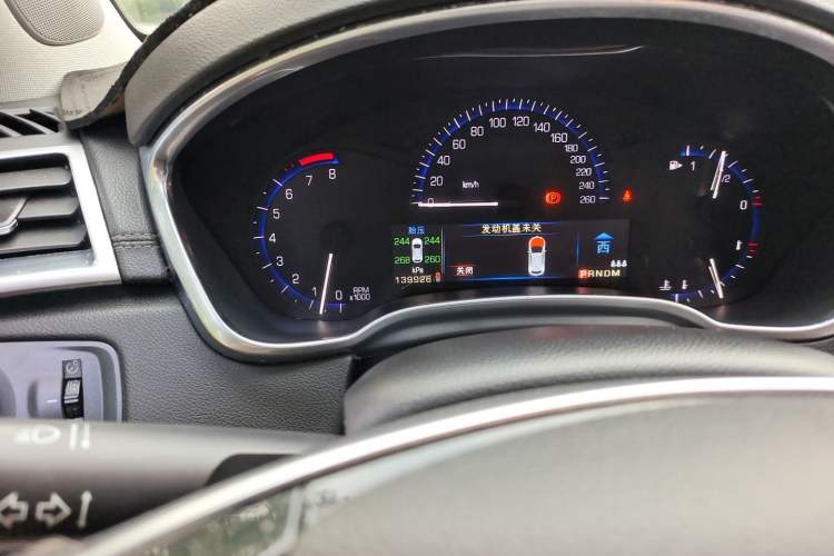 Used Cadillac SRX 2013 3.0L Leading Model Odometer Close Up