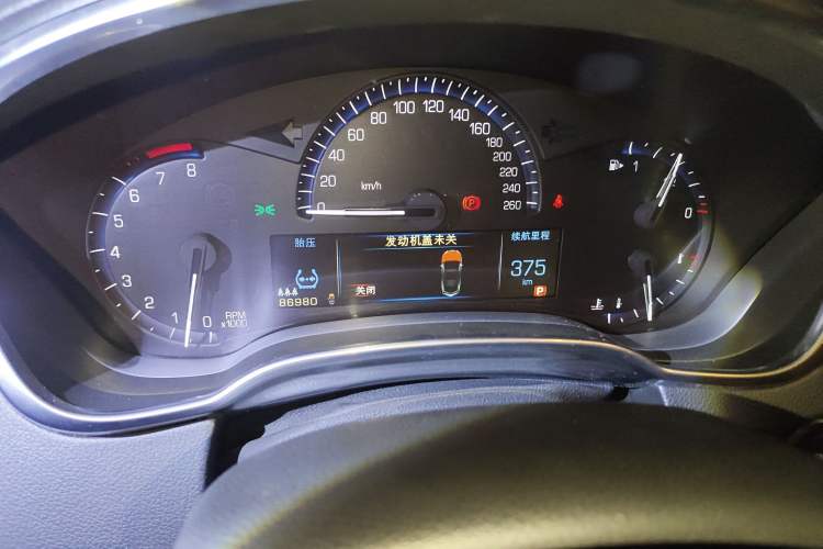 Used Cadillac SRX 2013 3.0L Leading Model Odometer Close Up