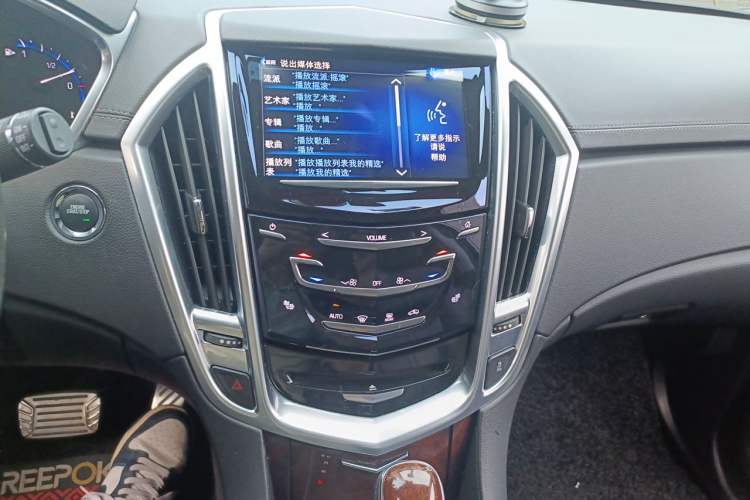 Used Cadillac SRX 2014 3.0L Elite Model Audio And AC Panel