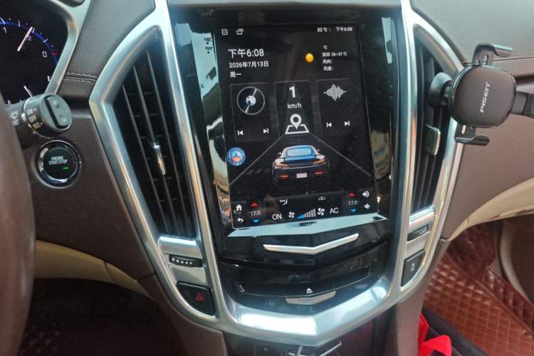 Used Cadillac SRX 2014 3.0L Elite Model Audio And AC Panel