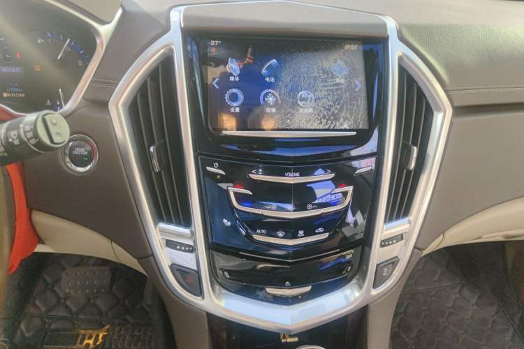 Used Cadillac SRX 2014 3.0L Elite Model Audio And AC Panel