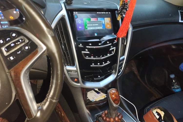 Used Cadillac SRX 2014 3.0L Elite Model Audio And AC Panel