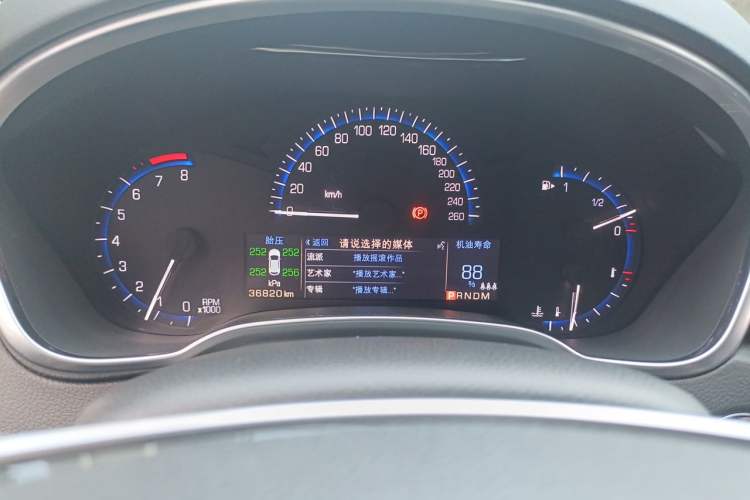 Used Cadillac SRX 2014 3.0L Elite Model Instrument Cluster