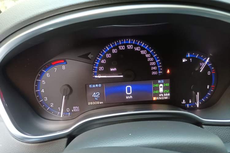 Used Cadillac SRX 2014 3.0L Elite Model Instrument Cluster