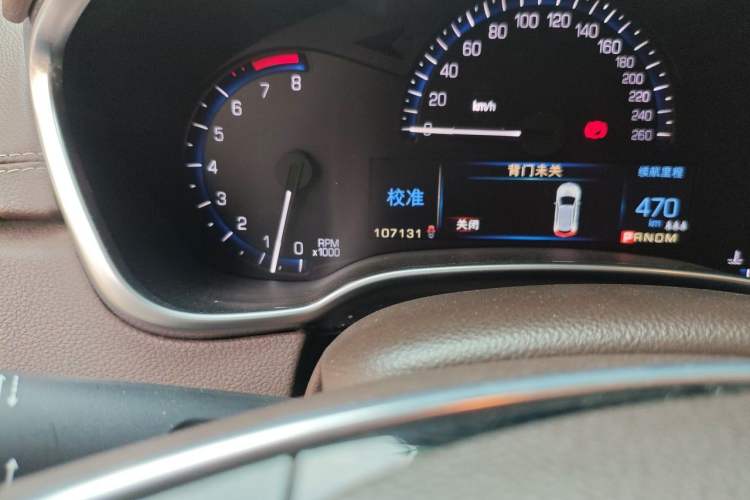 Used Cadillac SRX 2014 3.0L Leading Model Odometer Close Up