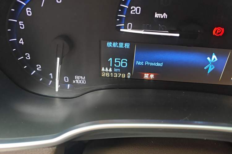 Used Cadillac SRX 2014 3.0L Comfort Model Odometer Close Up