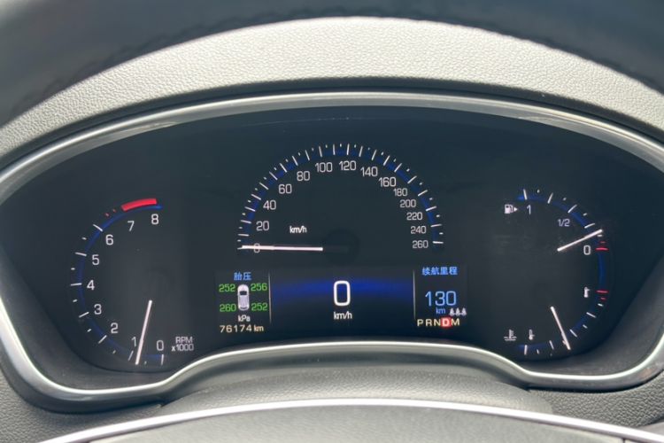 Used Cadillac SRX 2014 3.0L Comfort Model Odometer Close Up