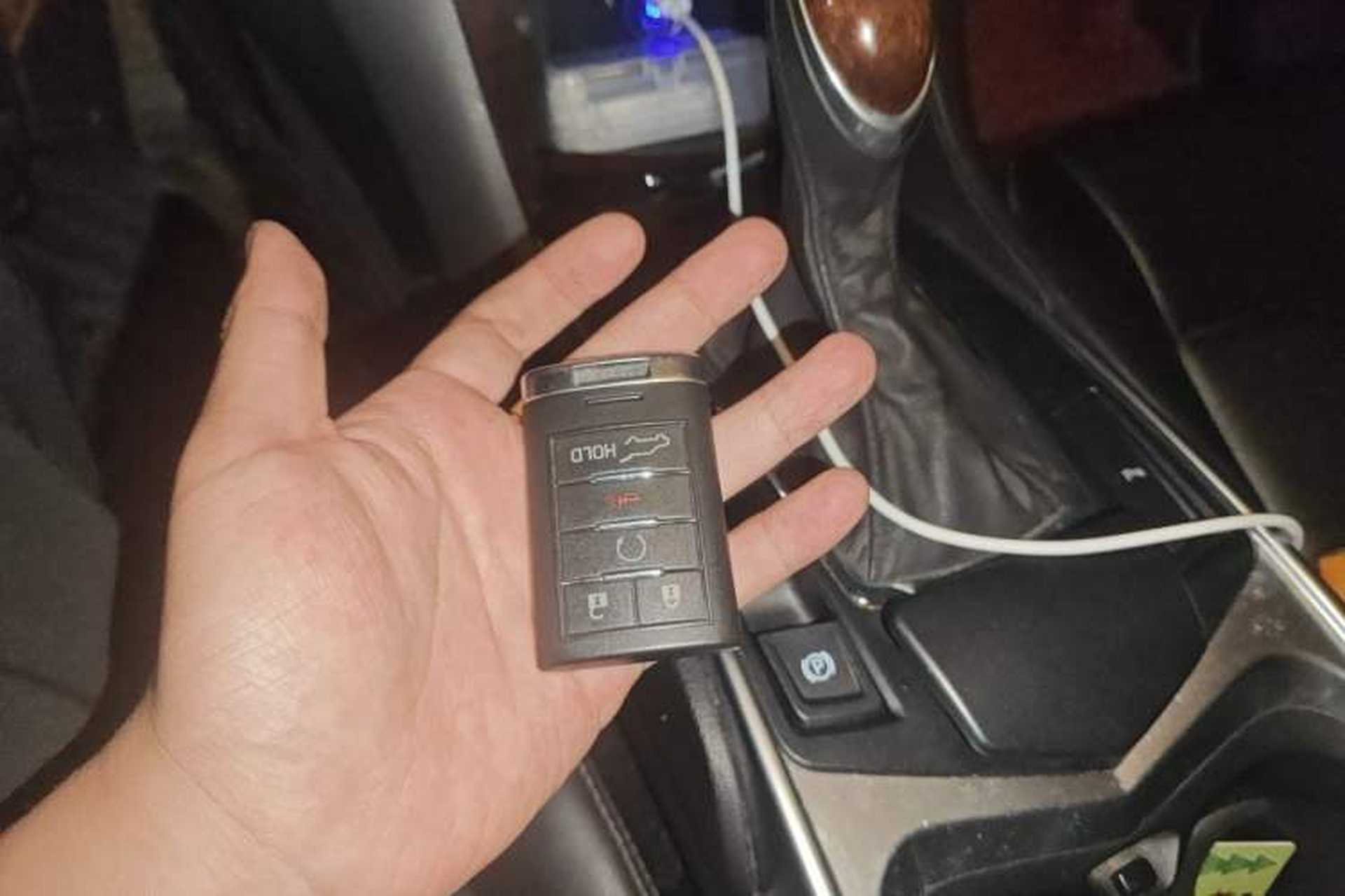 Used Cadillac SRX 2014 3.0L Elite Model Vehicle Key