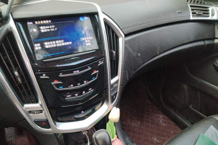 Used Cadillac SRX 2014 3.0L Comfort Model Audio And AC Panel