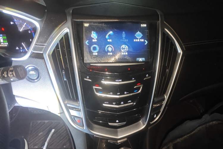 Used Cadillac SRX 2014 3.0L Comfort Model Audio And AC Panel