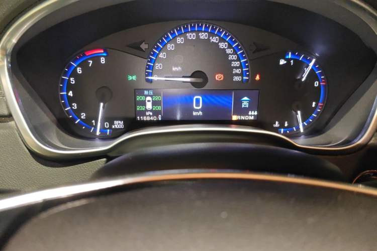 Used Cadillac SRX 2014 3.0L Comfort Model Odometer Close Up